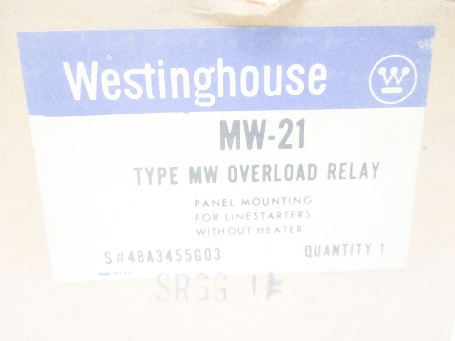 WESTINGHOUSE MW-21 48A3455G03 NSMP