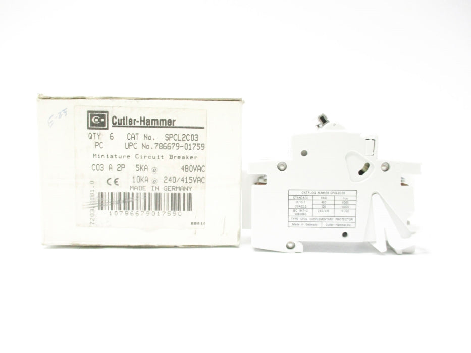 CUTLER HAMMER SPCL2C03 480V (PKG OF 6) NSMP