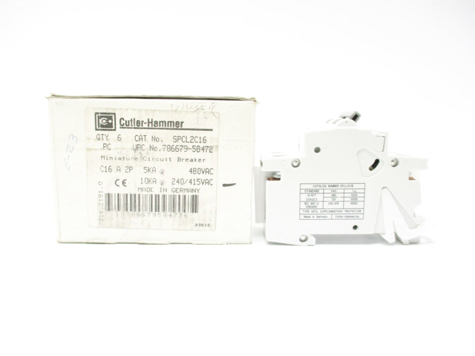 CUTLER HAMMER SPCL2C16 480V (PKG OF 6) NSMP