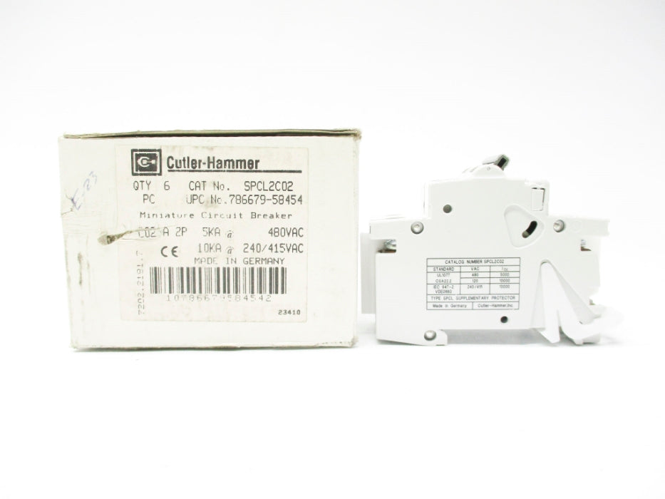 CUTLER HAMMER SPCL2C02 480V (PKG OF 6) NSMP