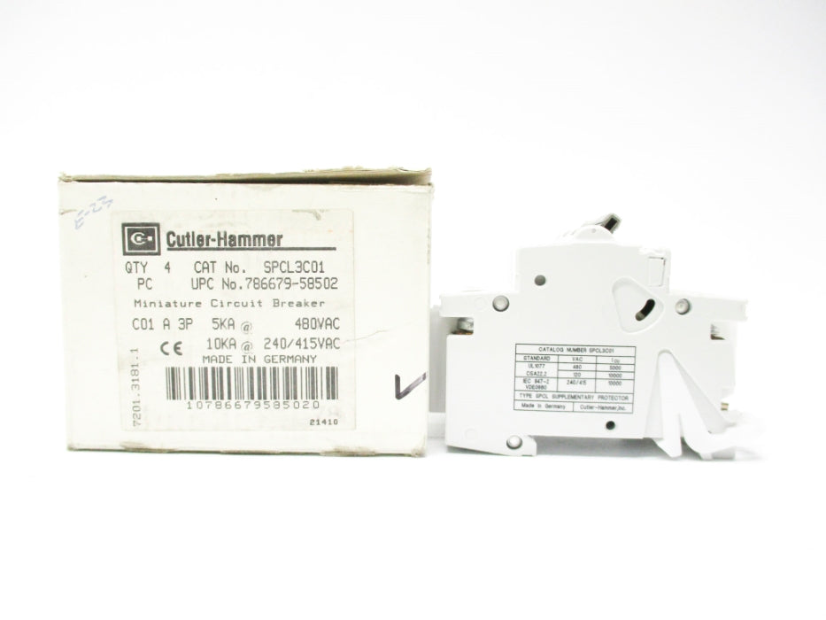 CUTLER HAMMER SPCL3C01 480V (PKG OF 4) NSMP