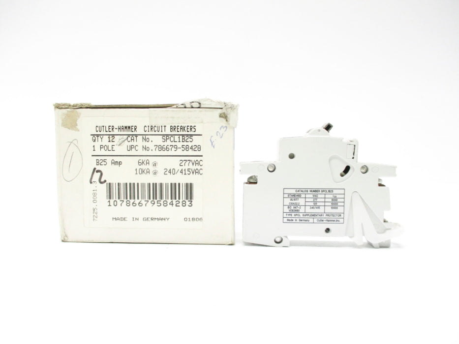CUTLER HAMMER SPCL1B25 277V (PKG OF 12) NSMP