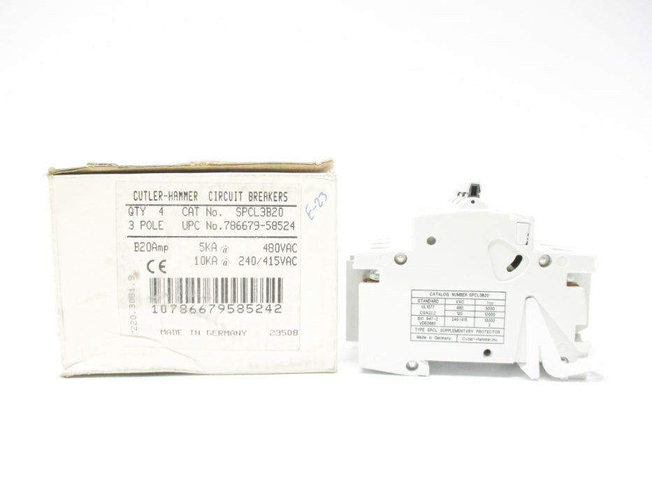 CUTLER HAMMER SPCL3B20 480V (PKG OF 4) NSMP