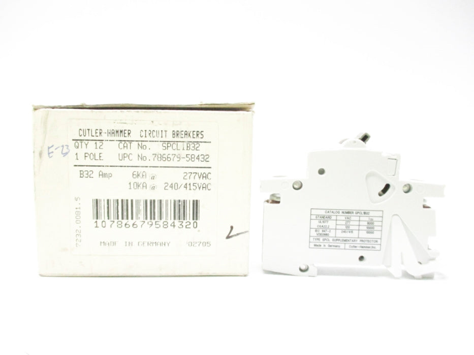 CUTLER HAMMER SPCL1B32 277V (PKG OF 12) NSMP