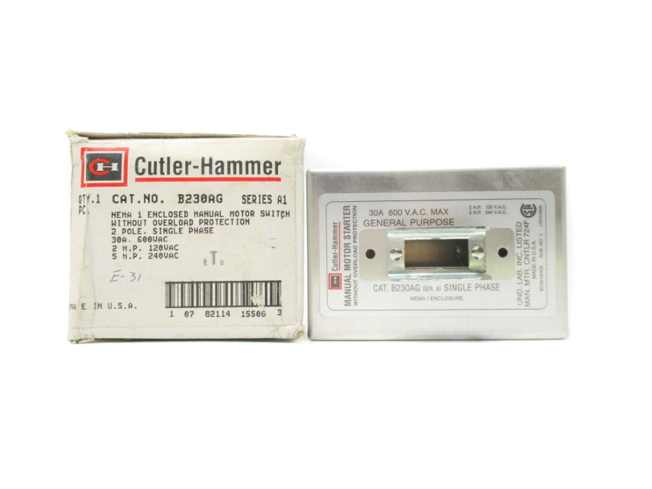CUTLER HAMMER B230AG SER. A1  NSMP