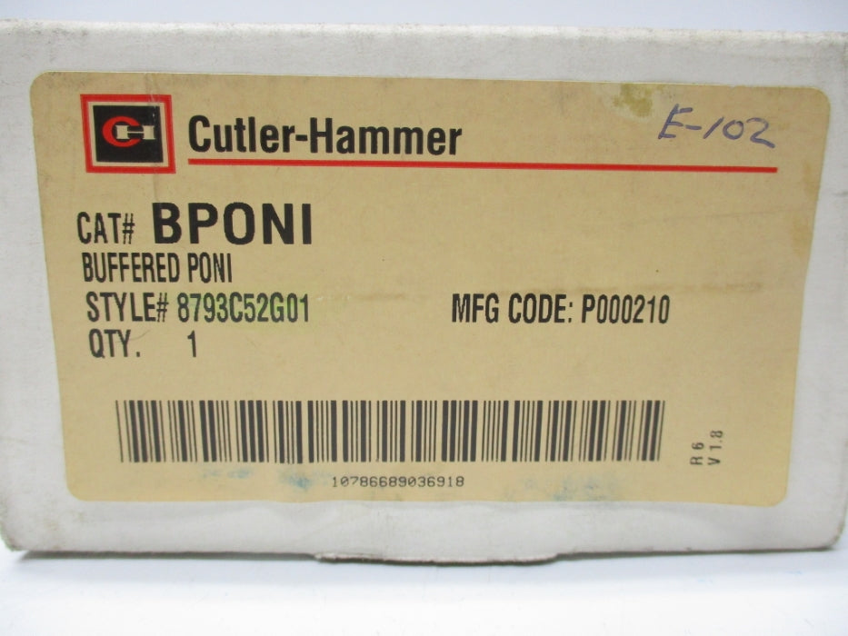 CUTLER HAMMER BPONI NSMP