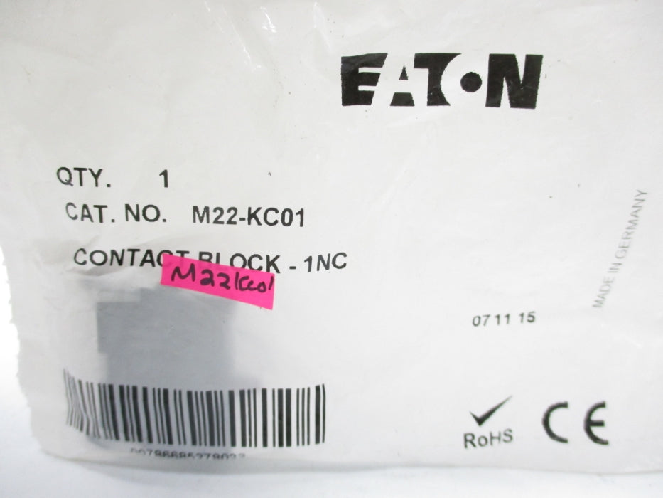 CUTLER HAMMER M22-KC01 NSMP