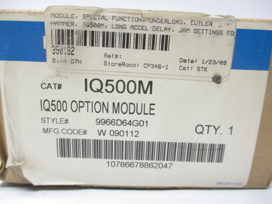 CUTLER HAMMER IQ500M NSMP