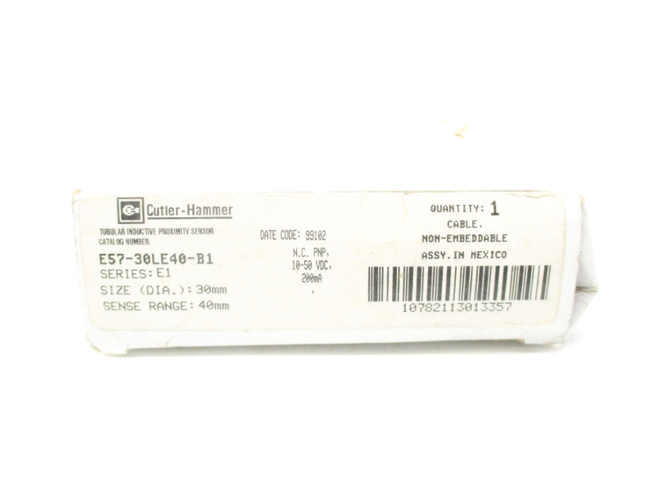 CUTLER HAMMER E57-30LE40-B1 SER. E1 NSMP
