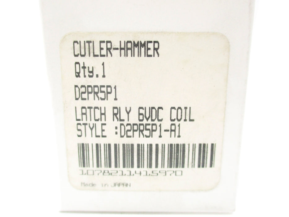 CUTLER HAMMER D2PR5P1 6VDC NSMP