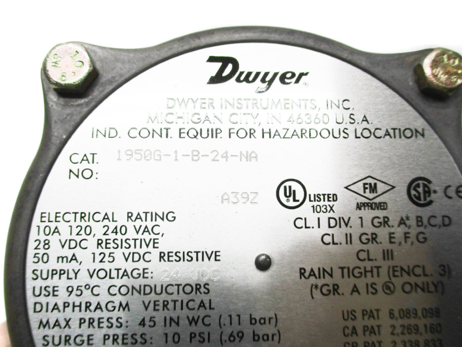 DWYER 1950G-1-B-24-NA NSMP