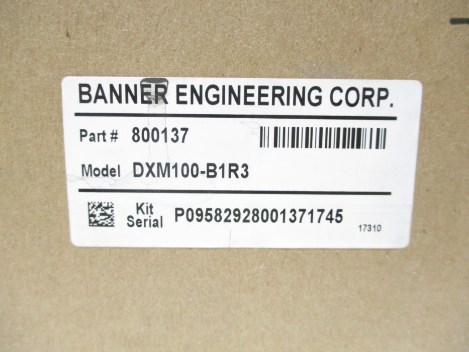 BANNER ENGINEERING DXM100-B1R3 800137 NSMP