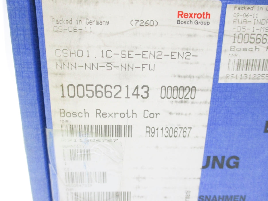 REXROTH CSH01.1C-SE-EN2-EN2-NNN-NN-S-NN-FW R911306767 NSMP
