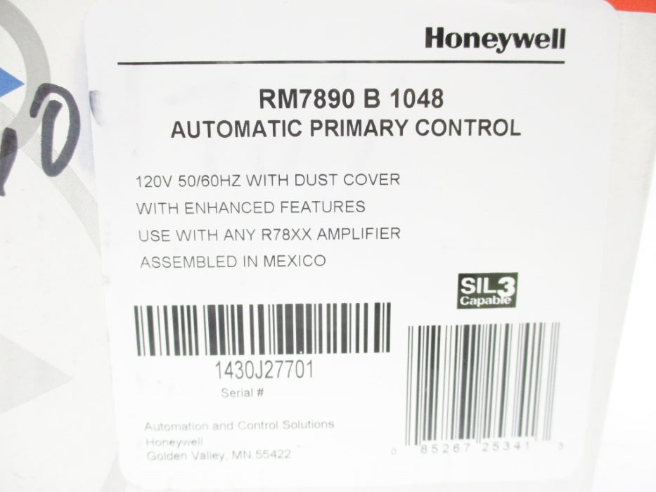HONEYWELL RM7890B1048 NSMP