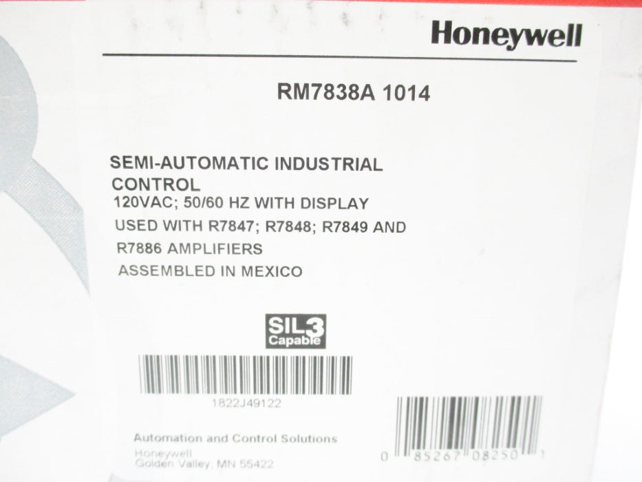 HONEYWELL RM7838A1014 120VAC NSMP