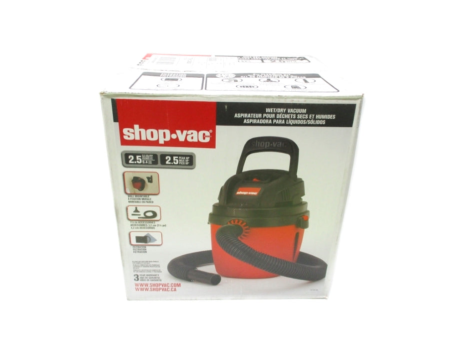 SHOP VAC 2.5GALLONS NSFS