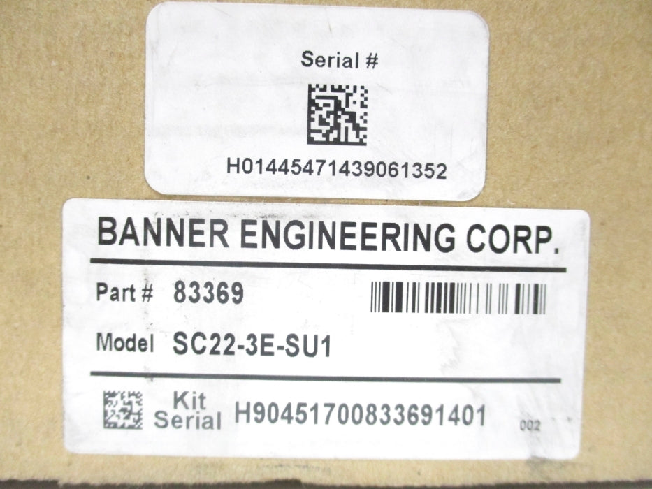 BANNER ENGINEERING SC22-3E-SU1 83369 NSMP