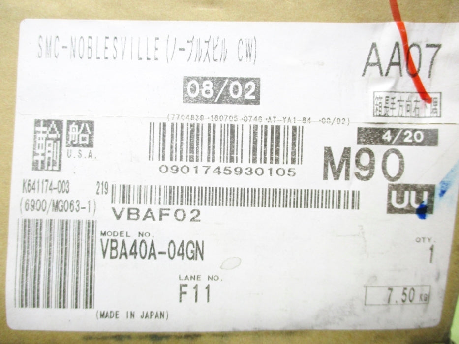 SMC VBA40A-04GN NSMP
