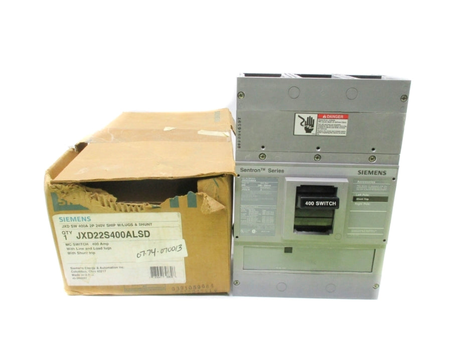 SIEMENS JXD22S400ALSD 400A 240V NSMP