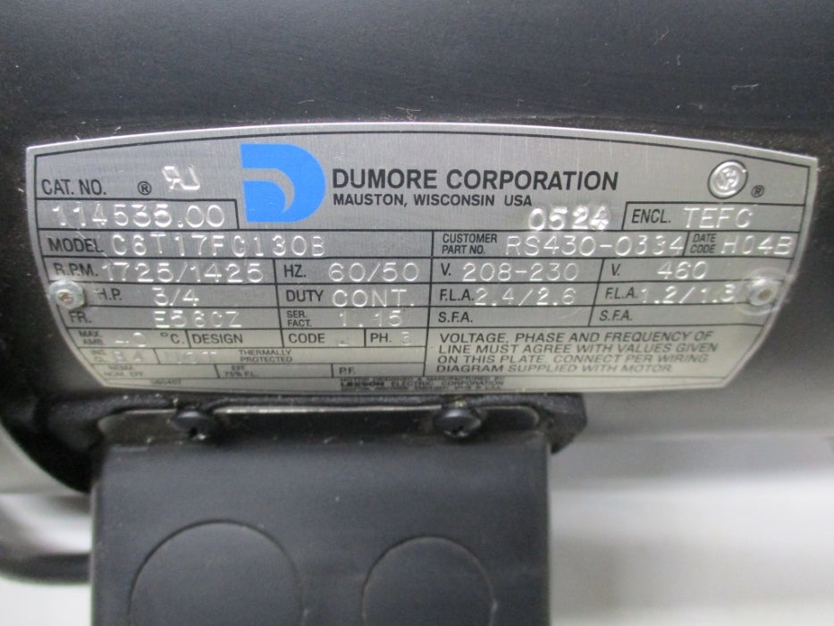 DUMORE C6T17FC130B 114535.00  NSNP