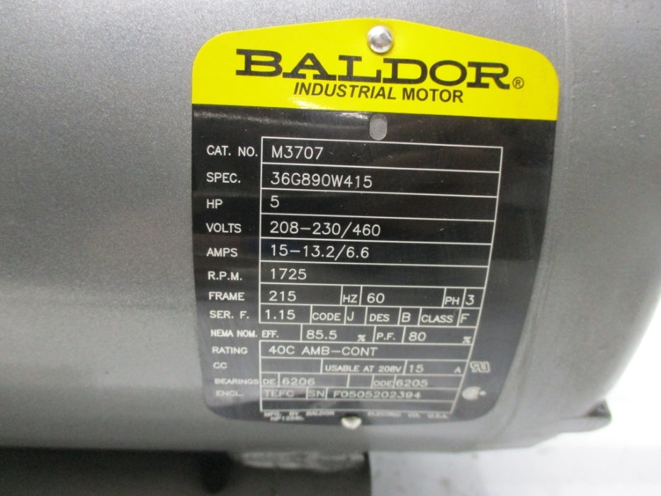 BALDOR M3707 NSMP