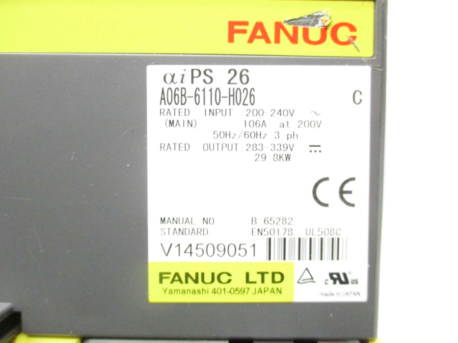 FANUC A06B-6110-H026 (AS PICTURED 1) UNMP