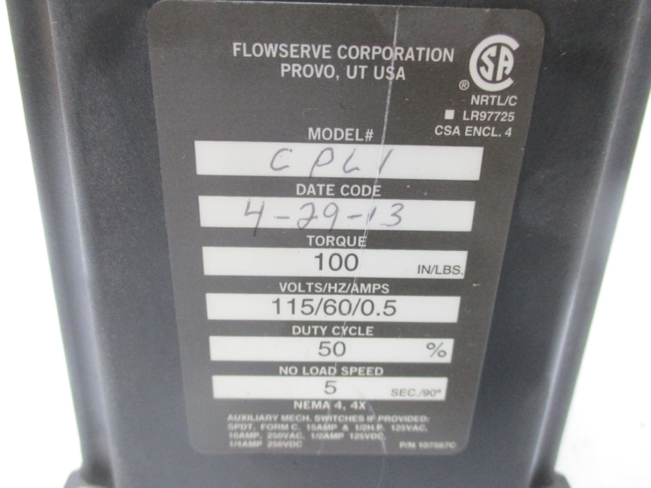 FLOWSERVE CPL1 NSNP