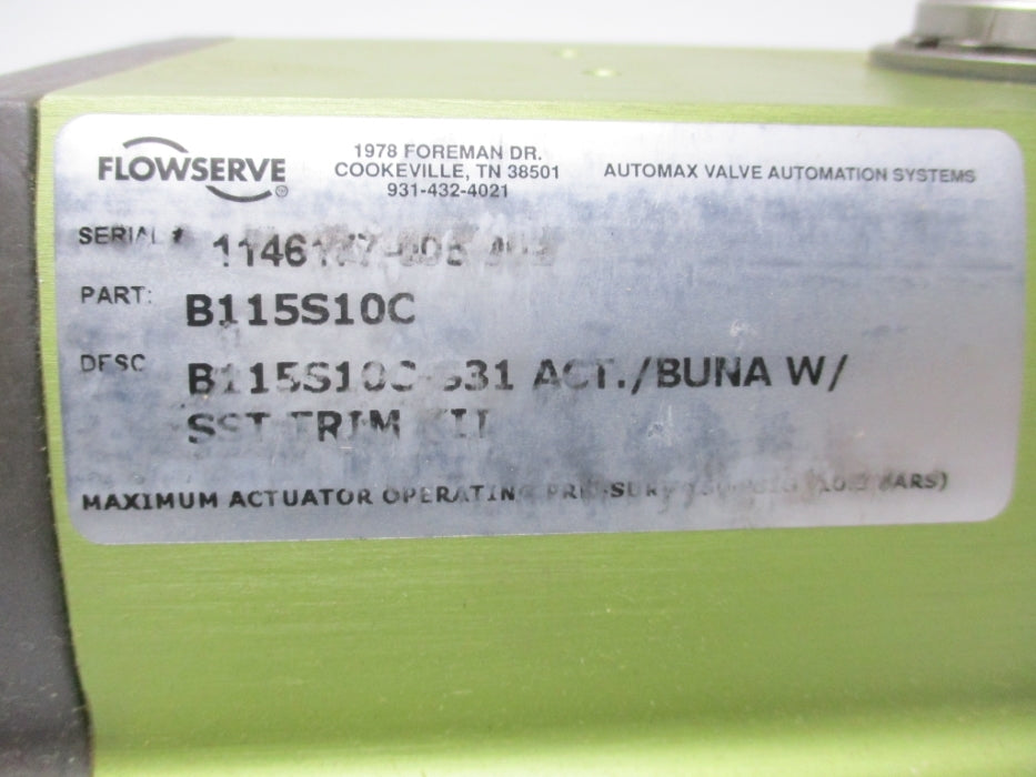 FLOWSERVE B115S10C (AS PICTURED) NSNP