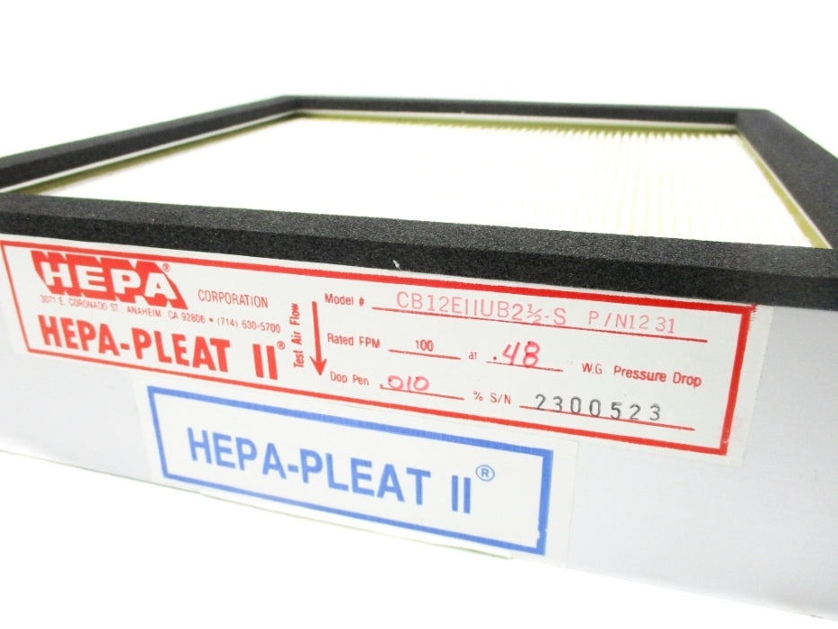 HEPA CB12EIIUB2/1/2-S NSMP