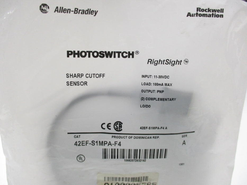 ALLEN BRADELY 42EF-S1MPA-F4 SER. A NSMP