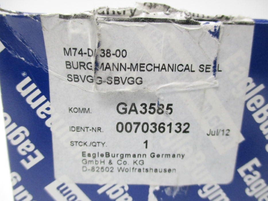 EAGLE BURGMANN M74-D/38-00 NSMP