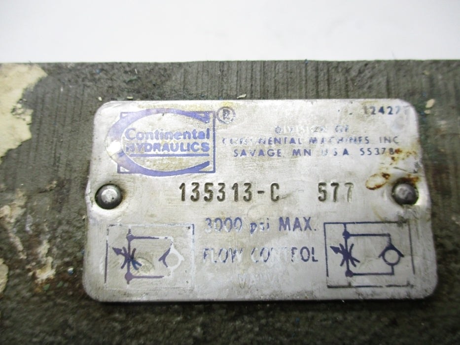 CONTINENTAL HYDRAULICS 135313-C 3000PSI UNMP