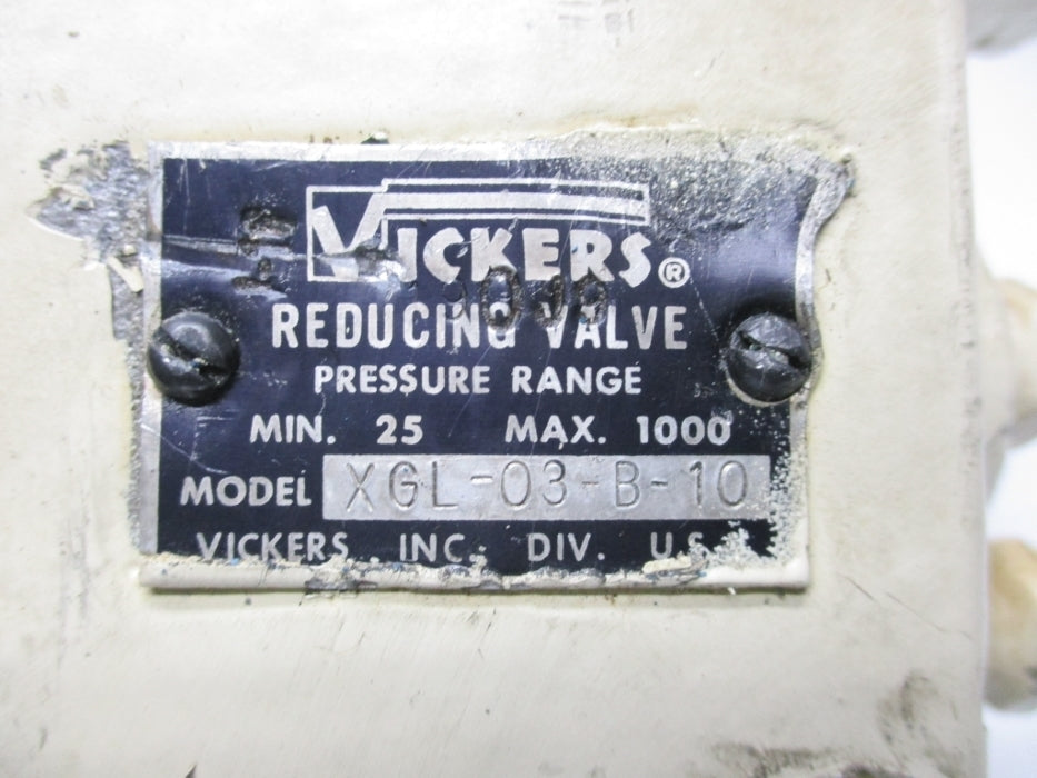 VICKERS XGL-03-B-10 1000PSI UNMP