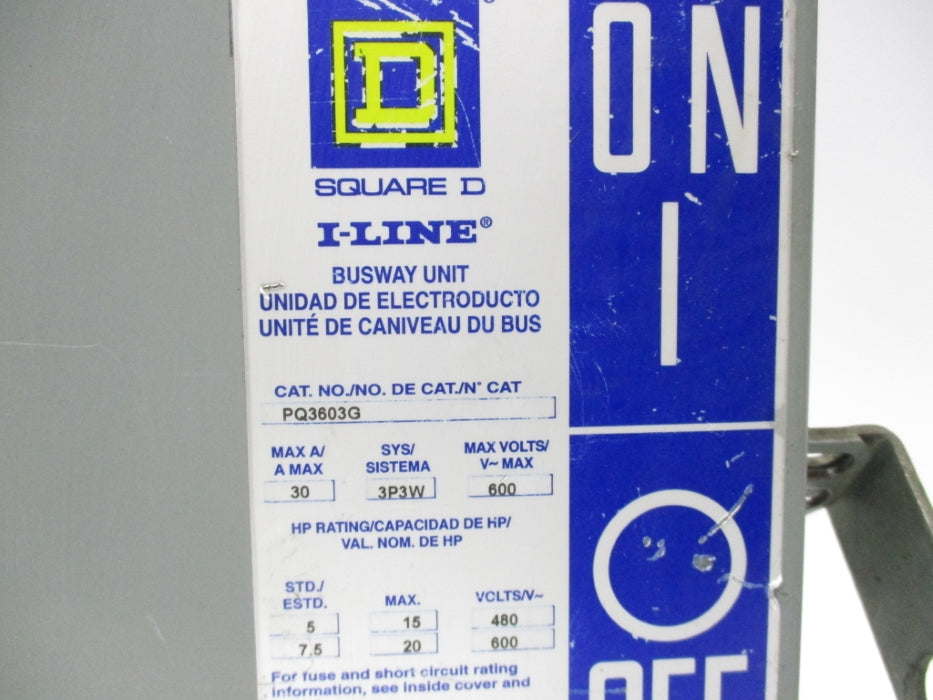 SQUARE D PQ3603G (AS PICTURED 1) UNMP