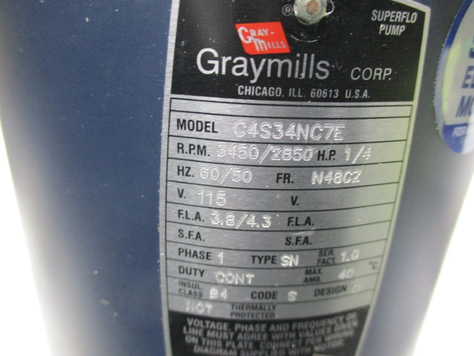 GRAYMILLS CSW211H-1/4A NSNP