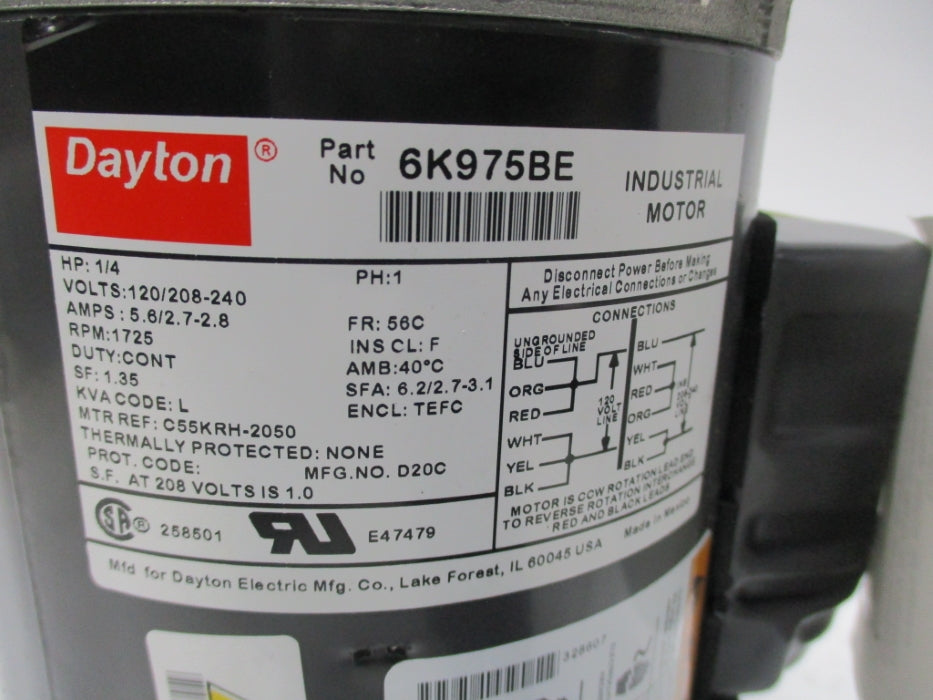 DAYTON 6K975BE NSNP