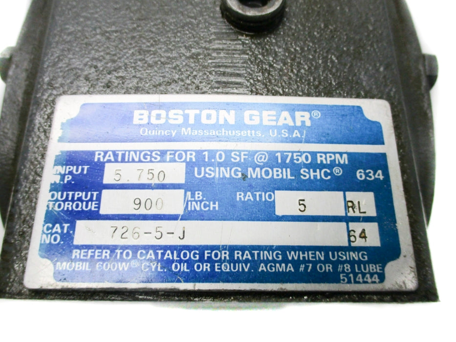 BOSTON GEAR 726-5-J UNMP