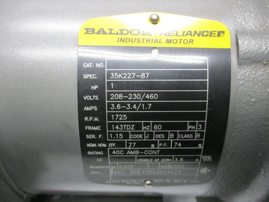 BALDOR 35K227-87 NSNP