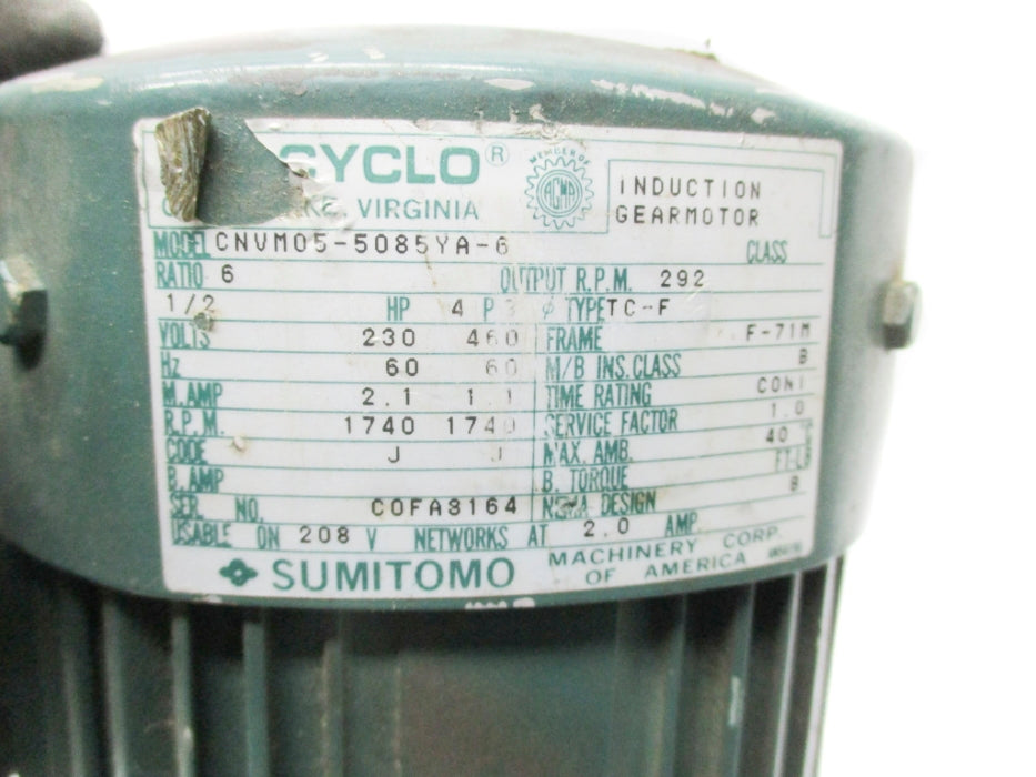 SUMITOMO CNVM05-5085YA-6 (AS PICTURED) UNMP
