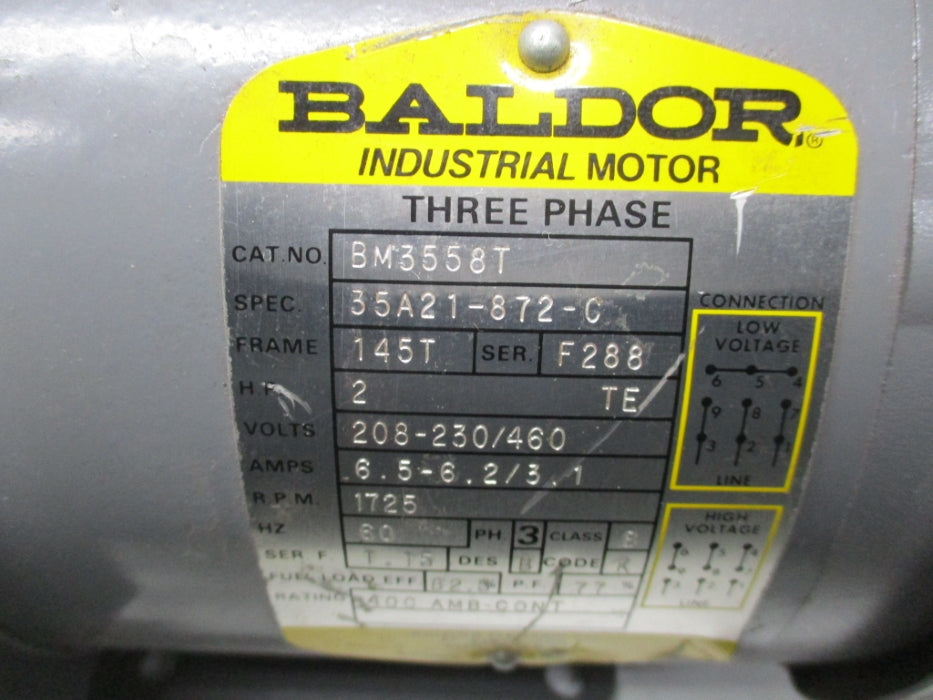 BALDOR BM3558T NSNP