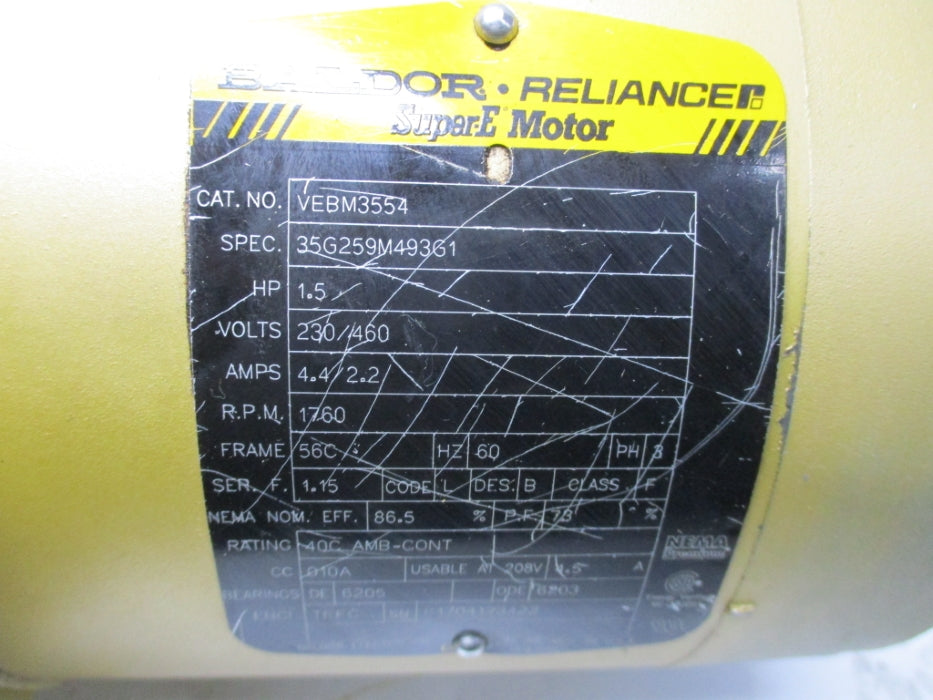 BALDOR VEBM3554 UNMP