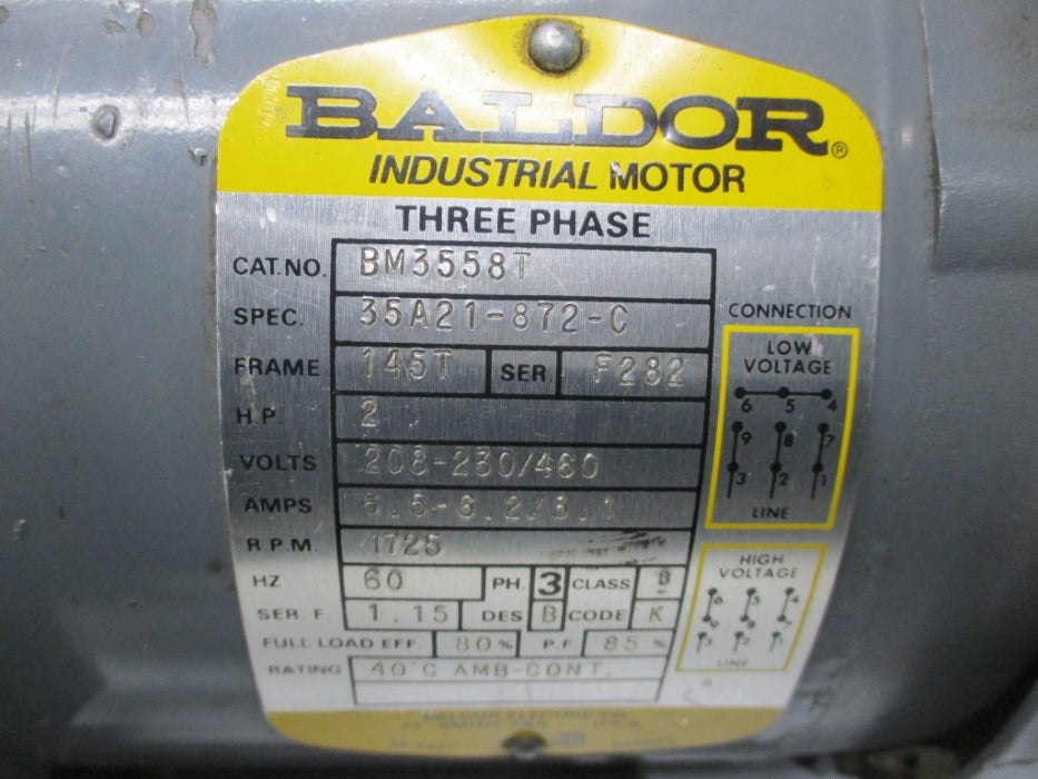 BALDOR BM3558T (AS PICTURED) UNMP