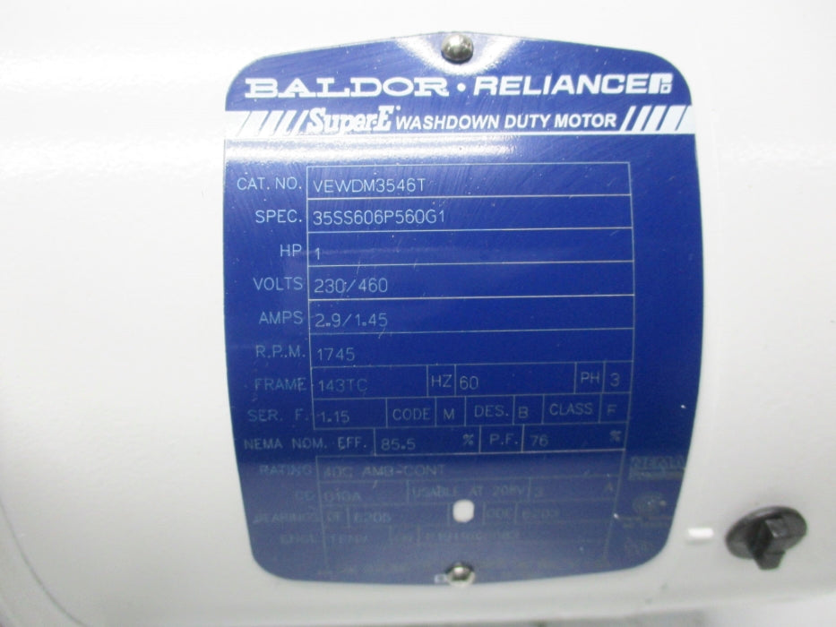 BALDOR VEWDM3546T NSNP