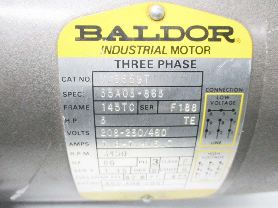 BALDOR VM3559T (AS PICTURED) UNMP