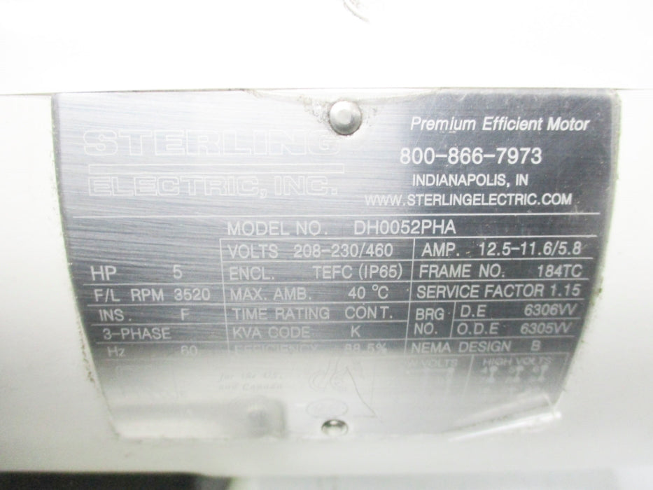 STERLING ELECTRONIC DH0052PHA UNMP