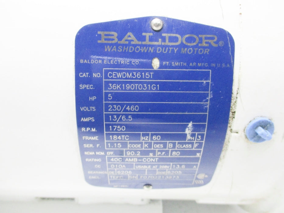BALDOR CEWDM3615T (AS PICTURED) NSNP