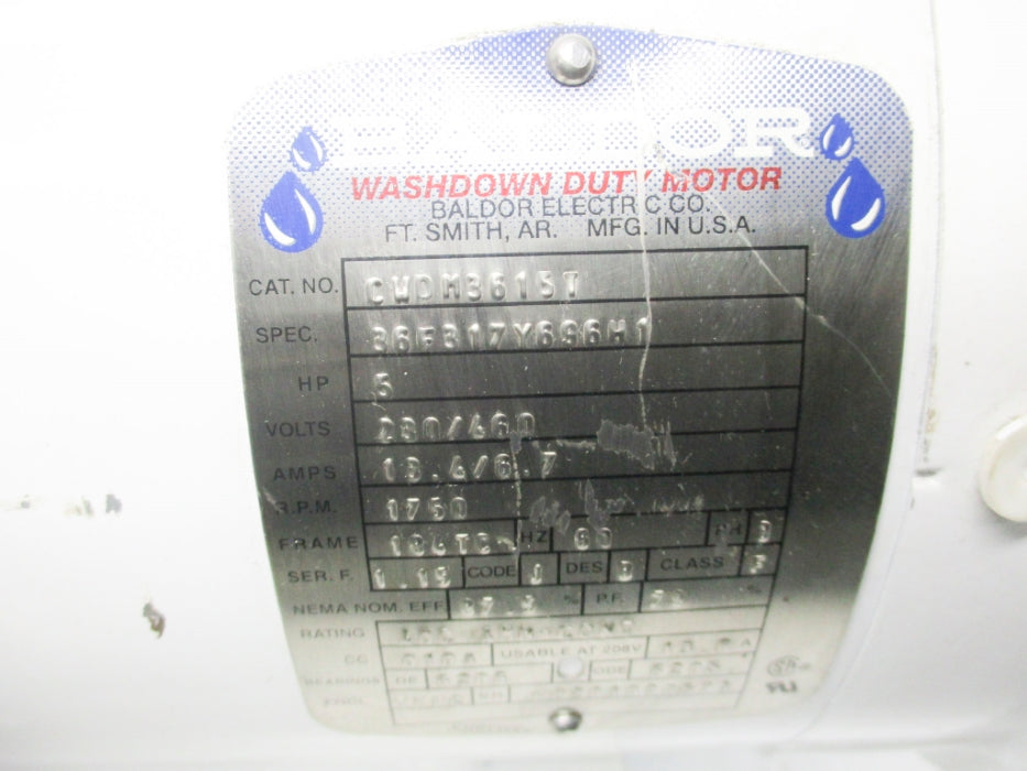 BALDOR CWDM3615T NSNP