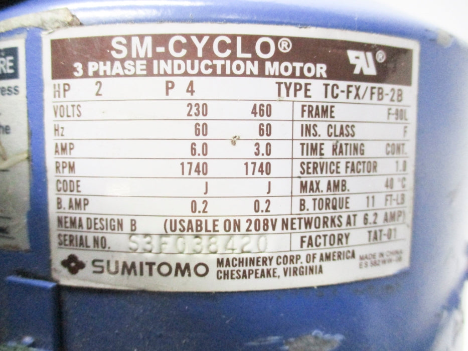 SUMITOMO CNHMS2-6120YC-B-35 UNMP