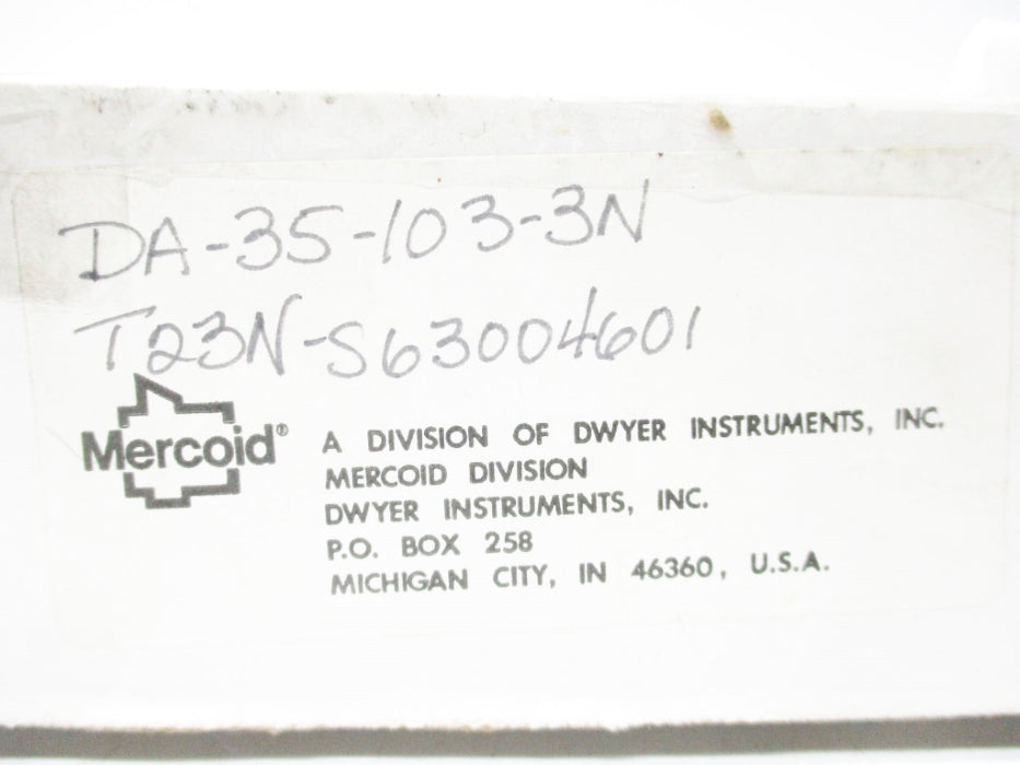 MERCOID DA-35-103-3N (AS PICTURED) NSMP