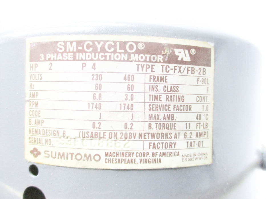 SUMITOMO TC-FX/FB-2B NSNP